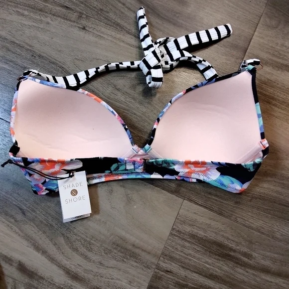 Shade & Shore Lightly Lined Current Floral Top - Picture 3 of 7